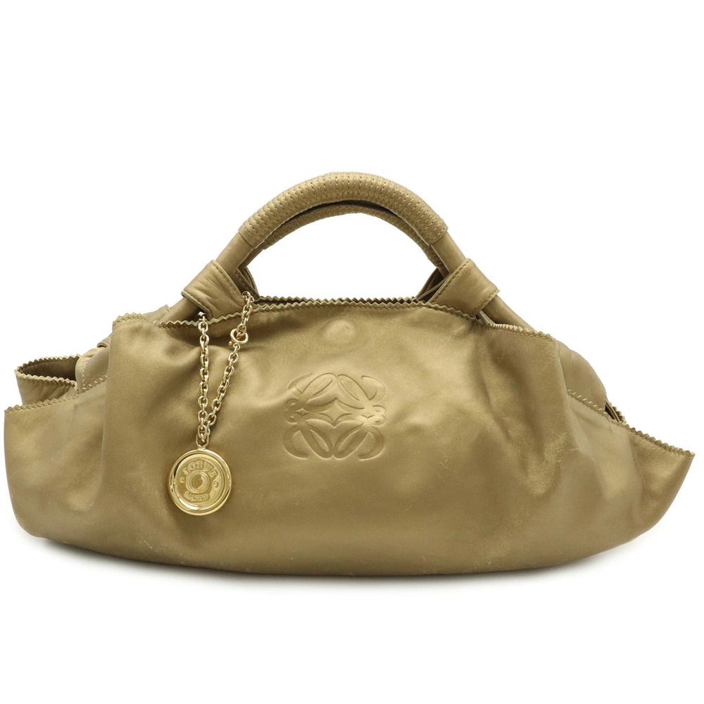 Loewe Nappa Aire Handbag Calfskin Summer Gold Bronze Brown